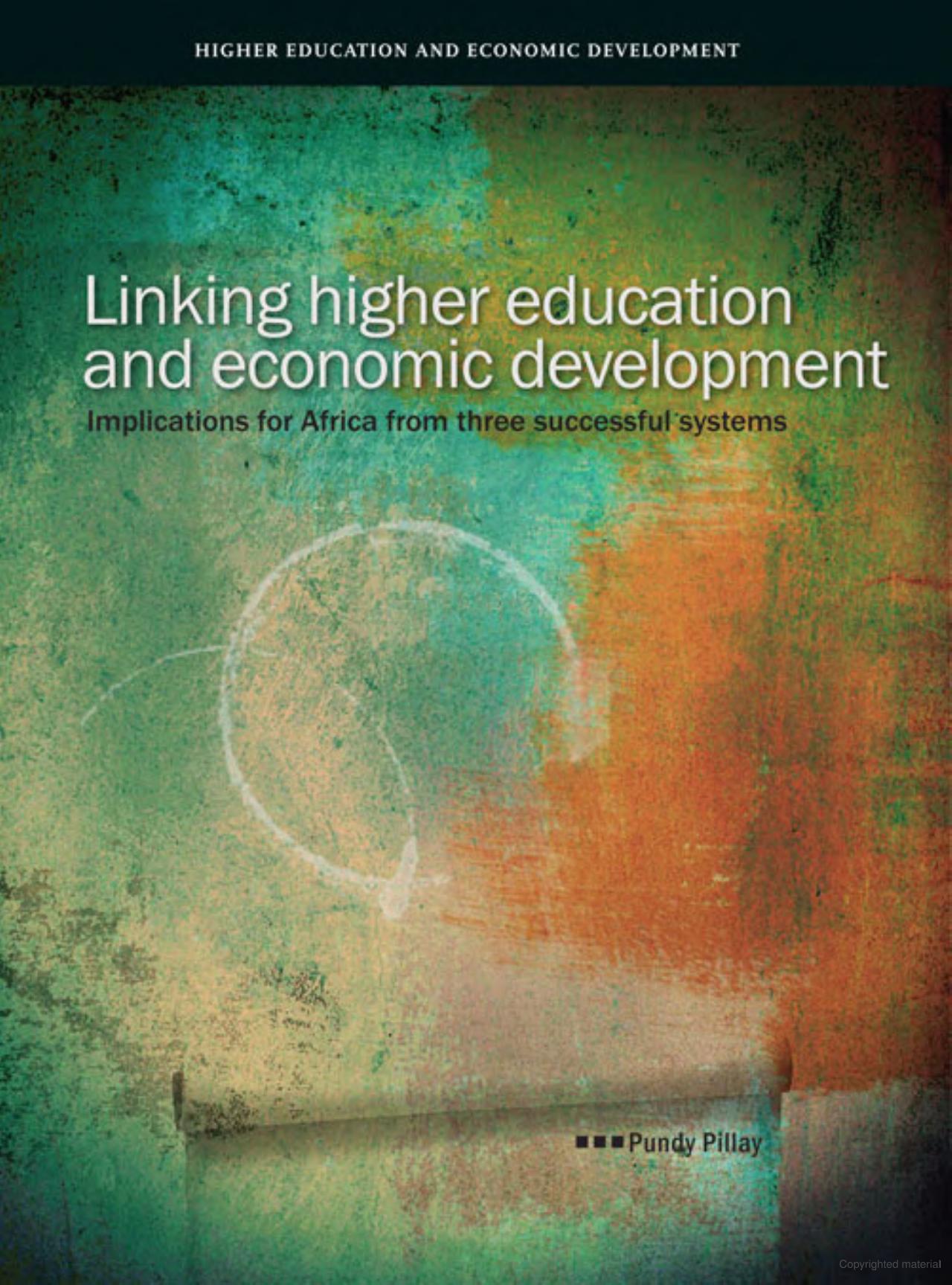 cover for Linking Higher Education & Economic Development: Implications For Africa From Three Successful Systems