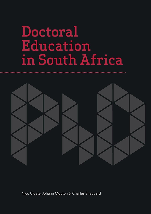 cover for Doctoral Education in South Africa: Policy, Discourse and Data