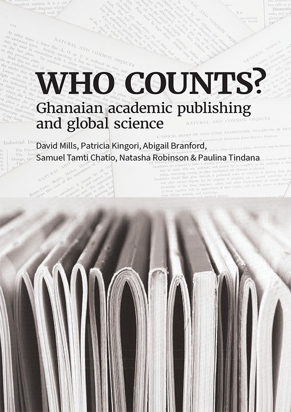 cover for Who Counts? Ghanaian Academic Publishing and Global Science